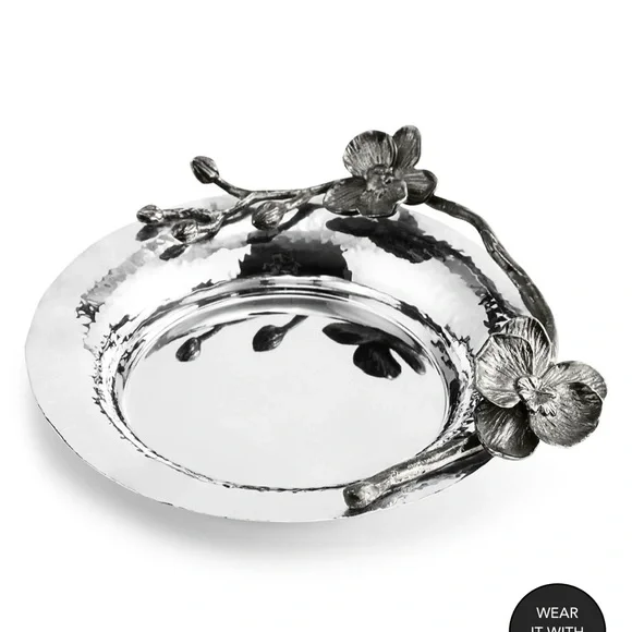 Black Orchid Wine Coaster - Picture 1 of 2